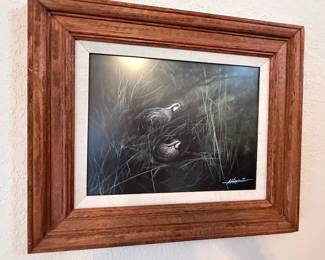 A. Hinojosa signed artwork