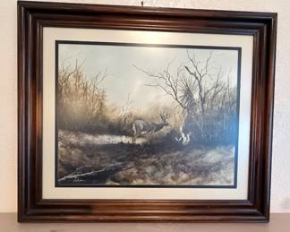 A. Hinojosa signed artwork