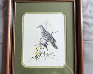 A. Hinojosa signed artwork