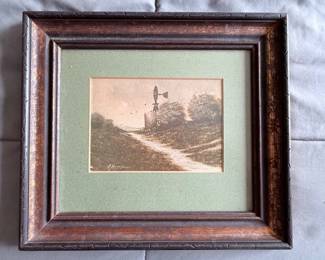 A. Hinojosa signed artwork