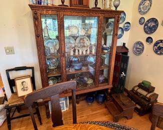 Oak cabinet