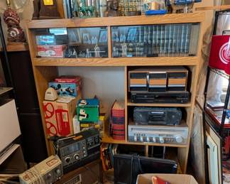 Radios, records and books