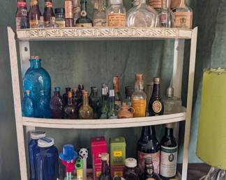 Tiny bottles and beautiful lamps
