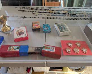 Playing cards and an amazing harmonica