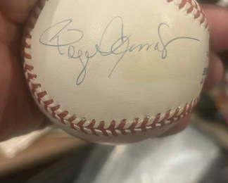 Lot 60: Roger Clemens Autographed Baseball With COA