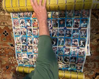 Lot 96: 6Uncut 1990 Sheets Topps Baseball  Ard’s In Original Tube