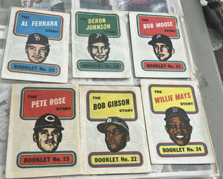 Lot 10: Topps 1970 Baseball Story Books Pete Rose Willie Mays