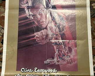 Lot 70: One Sheet Movie Poster, And Which Way You Can  Clint Eastwood