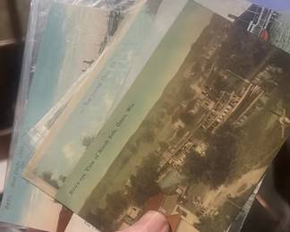 Lot 126: 9 Antique Riverboat Postcards