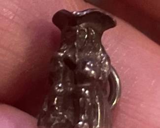 Lot 143: Miniature Toby Jug Charm For Bracelet