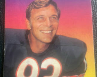 Lot 15: Mac Percival Topps Glossy Football Card Chicago Bears 1970