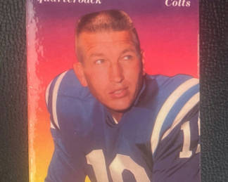 Lot 14: Johnny Unitas Topps Glossy Football 1970 #2