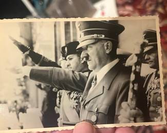 Lot 165: Italian & German Military WW2 Leaders In OOAK Photograph
