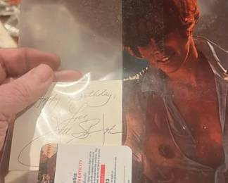 Lot 111: Autographed Card Jill Saint John  With COA