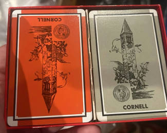 Lot 56: Vintage Canasta Car Decks For Cornell University And Original Box