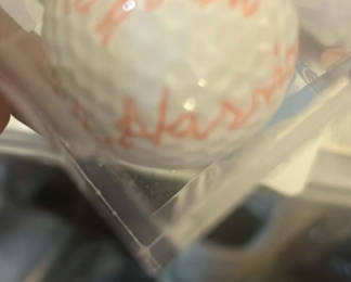 Lot 31: Signed Golf Ball With COA Phil Harris Actor Band Leader
