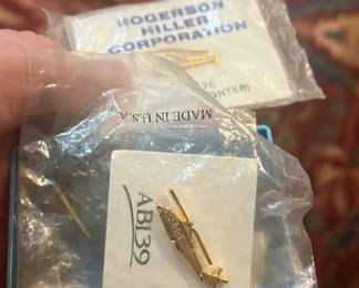 Lot 153: Lot Of Military Contractor Helicopter Pinbacks And West Point