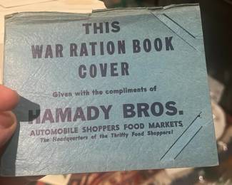 Lot 108: 1942 WWII Ration Book To Selma Bertha Sproul