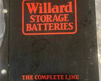 Lot 195: 1929 Willard Batteries Salesman’s Book