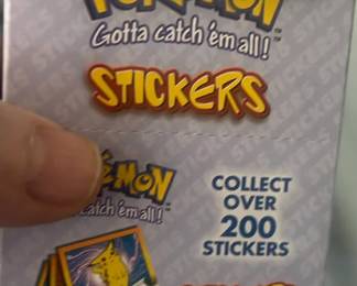 Lot 184: Pokémon Box Of Stickers Series, One30 Count