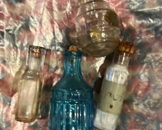 Lot 84: Four Miniature Approximate 1 Inch Bottles 1960S