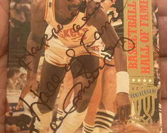 Lot 35: Calvin Murphy NBA Basketball Hof Autographed Card With Coa