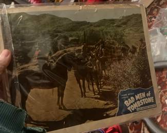 Lot 109: Lot 1950s Lobby Cards Signed James Best Westerns