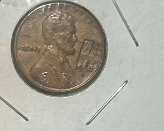 Lot 24: World Trade Center Counter Stamped Lincoln Wheat Penny Commemorative