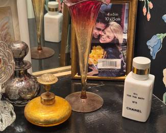 Antique perfume bottles