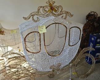 $40 Outdoor Cinderella carriage