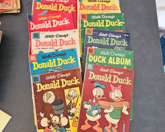 $4 each - Walt Disney Donald Duck comic books - basement smell