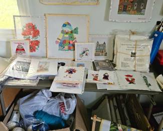 Needlepoint canvases