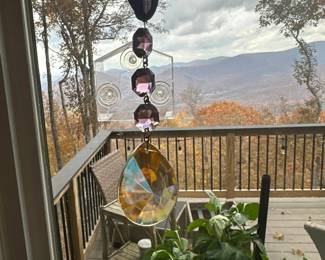 Antique Handmade Crystal Christmas Ornaments