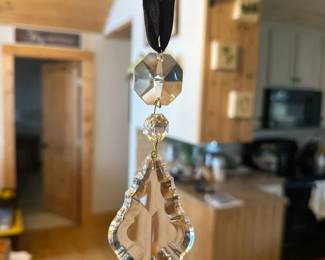 Antique Handmade Crystal Christmas Ornaments