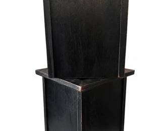 Black Wooden Planters Square Boxes