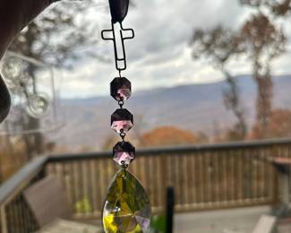 Antique Handmade Crystal Christmas Ornaments