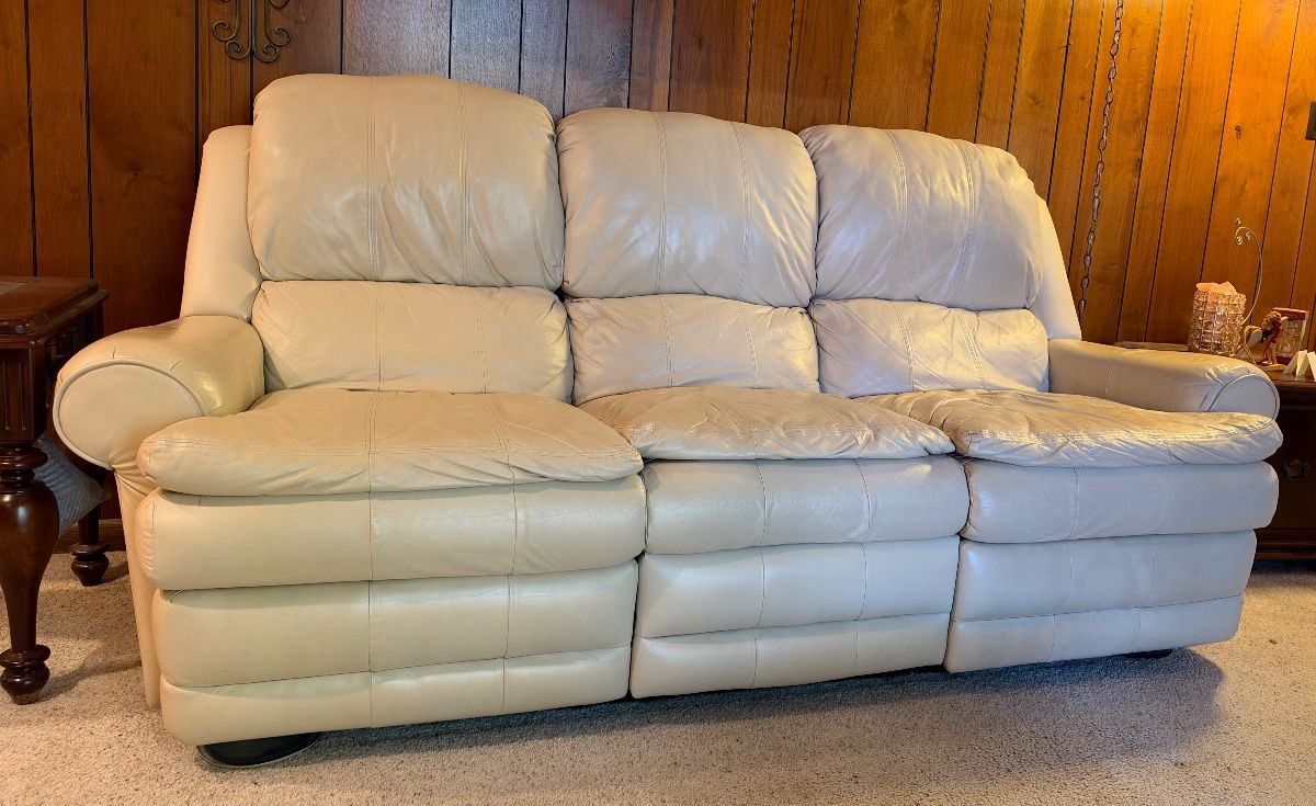 Leather couch