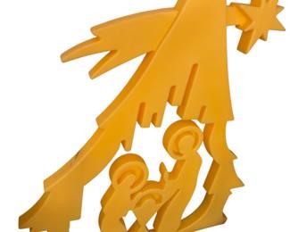 Blow mold Nativity 