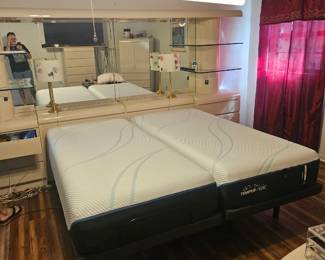 You can get the king's size adjustable bed with the bedroom set or without