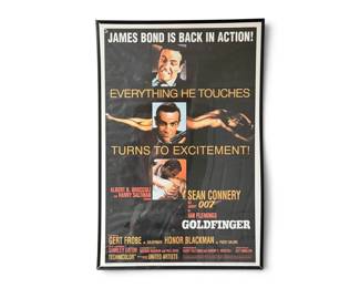 James Bond Goldfinger Poster