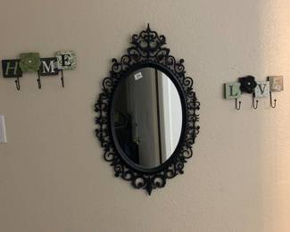 Mirror (has a matching shelf)