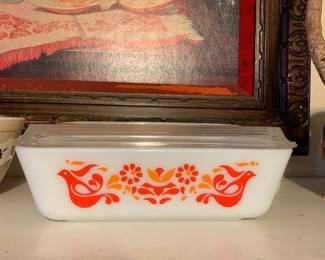 Pyrex Friendship Birds 