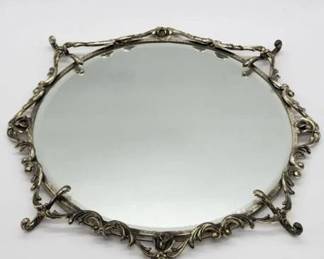silver plated mirror