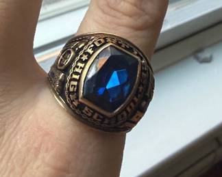 Gold Fort Lee High School Ring