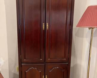 Ethan Allen Georgian Court Collection Traditional Entertainment Armoire Cabinet