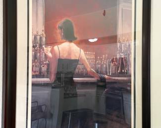 Perfect pictures behind the bar