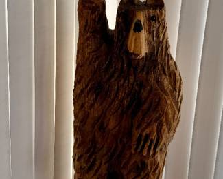 Chainsaw carved Bear