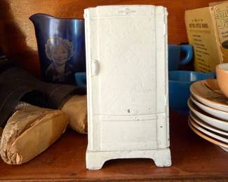 Cast iron Frigidaire bank