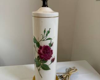 Porcelain Rose Table Lamp