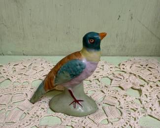 Porcelain bird figurine